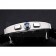 Cartier Tank MC Black Dial Stainless Steel Case Black Leather Bracelet  622690
