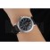 Patek Philippe Perpetual Calendar Retrograde Date Black Dial Engraved Silver Case Black Leather Bracelet 1454146