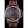 Panerai  Luminor Brown Leather Strap Black Dial 80161