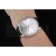 Swiss Vacheron Constantin Patrimony White Dial Silver Diamonds Case Black Leather Bracelet 1454162
