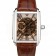 Emporio Armani Meccanico Brown Leather Strap Open Dial 98255