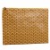 Goyard Zipped Pouch Yellow