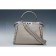 Fendi Peekaboo Whipstitch Grey Leather Bag  18927310