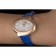 Chopard Luxury Gold Bezel with White Dial and Blue Leather Strap  621544