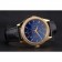 Swiss Patek Philippe Grand Complications Perpetual Calendar Blue Dial Gold Case Diamond Bezel Black Leather Strap
