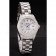 Rolex DateJust Brushed Stainless Steel Diamond Plated Case White Dial Diamond Plated Bezel