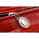 Dior Small  Lady Cannage Bag Patent Leather Red