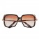 Cartier Panthere Diamond Detail Brown Frame Sunglasses 308289