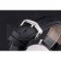 Cartier Rotonde Chronograph White Dial Stainless Steel Case Black Leather Strap