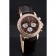 Omega De Ville Chronograph Brown Dial Gold Diamond Case Brown Leather Bracelet  622457