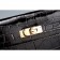 Hermes Kelly Longue Clutch Crocodile Leather Black  608165