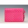 Saint Laurent High School Matelasse Medium Bag Fuchsia