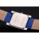 Cartier Tank MC Stainless Steel Diamond Case White Dial Blue Leather Strap  622172