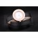 Hermes Classic MOP Dial Black Elongated Leather Strap