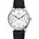 Swiss IWC Portuguese White Dial Blue Numerals Silver Case Black Leather Bracelet 1453913