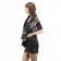 Burberry Check Black And Red Scarf 607957