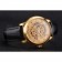 Swiss Patek Philippe Complications Openworked Dial Gold Case Black Leather Strap