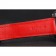 Tag Heuer Monaco Black-Red Perforated Leather Strap White Dial 80307