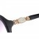 Cartier Golden Logo Detail Black Frame Sunglasses 308274