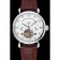Vacheron Constantin Traditionnelle Tourbillon White Dial Diamond Numerals Brown Leather Bracelet 1454064