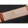 Swiss Rolex Cellini Gold Dial Roman Numerals Gold Case Light Brown Leather Strap