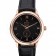 Omega DeVille Prestige Small Seconds Black Dial Gold Case Black Leather Bracelet  622602