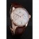 Swiss IWC Portuguese White Dial Gold Numerals Gold Case Brown Leather Bracelet 1453916