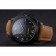 Panerai Luminor Marina 1950 Black Dial Matte Black Steel Case Brown Suede Leather Strap