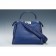 Fendi Peekaboo Whipstitch Blue Leather Bag  18927309