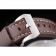 Panerai Luminor Brushed Stainless Steel Case Black Dial Dark Brown Leather Strap