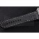 Panerai Radiomir Firenze PAM604 Black Dial Roman Numerals Engraved Stainless Steel Case Black Leather Strap