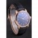 Patek Philipe Calatrava Roze Gold Polished Bezel Black Leather Bracelet 801432