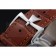 Vacheron Constantin Patrimony Power Reserve White Dial Silver Diamond Case Brown Leather Bracelet  1454266