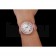 Franck Muller Double Mistery Ronde White Dial Rose Gold Case Light Pink Leather Strap