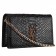 Saint Laurent Monogram Crossbody Python Leather Gold Hardware Black Medium Bag 18926862