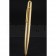 Cartier Fully Grooved Pattern Gold Ballpoint Pen  622777