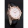 Patek Philippe Calatrava Date White Dial Rose Gold Case Black Leather Strap