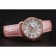 Cartier Ronde Louis Gold Diamond Case White Dial Pink Leather Bracelet 1454007