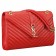 Saint Laurent Classic Monogram Satchel Red 607884