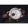 Patek Philippe Geneve Grand Complications White Dial Tourbillon Rose Gold Bezel Brown Band  622156