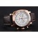 Swiss Panerai Radiomir 1940 Chronograph White Dial Rose Gold Case Brown Leather Strap