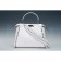 Fendi Peekaboo Whipstitch White Leather Bag  18927311