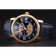 Swiss Cartier Rotonde Small Complication Blue Dial Gold Diamond Case Blue Leather Strap