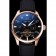 IWC Pilot Perpetual Calendar Black Dial Rose Gold Case Black Textile Strap