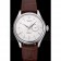 Rolex Cellini White Dial Stainless Steel Case Brown Leather Bracelet  622723