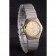 Swiss Lady Omega Constellation Stainless Steel Bracelet Golden Dial 80292