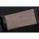 Patek Philippe Calatrava Black Dial Roman Numerals Ribbed Bezel Gold Case Black Leather Strap