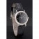 Patek Philippe Calatrava Black Dial Double Ribbed Bezel Stainless Steel Case Black Leather Strap