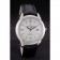 Swiss Vacheron Constantin Traditionnelle White Dial Stainless Steel Case Black Leather Bracelet
