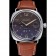 Panerai Radiomir Stainless Steel Bezel Cognac Leather Bracelet  622327